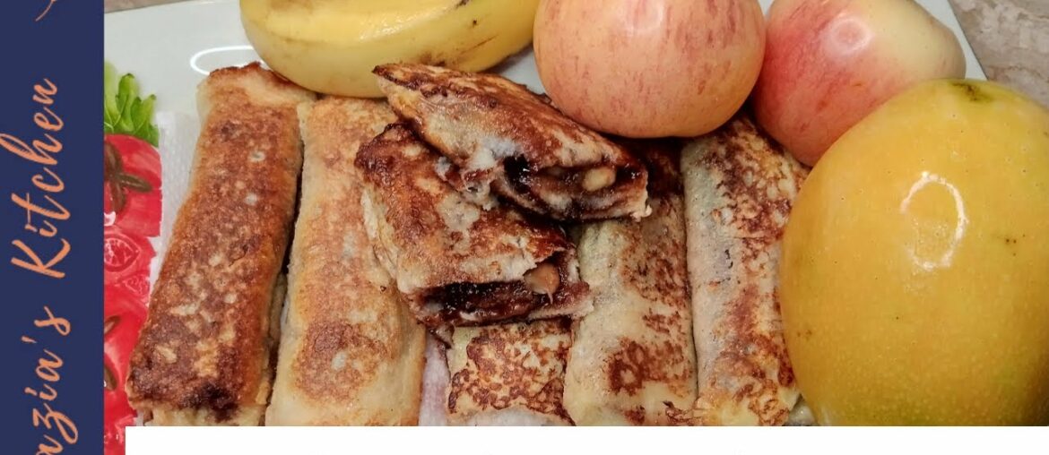 Apple French Toast Roll || Banana French Toast Roll || 5 Mints Breakfast Recipe || Nazia's Kitchen|| Apple French Toast Roll || Banana French Toast Roll || 5 Mints Breakfast Recipe || Nazia's Kitchen||