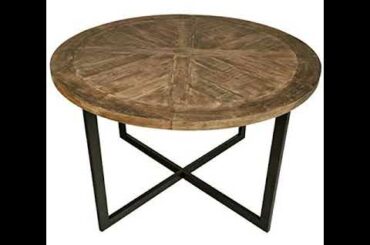 Review For Amazon Brand – Stone & Beam Industrial Mango Wood Round Dining Table, 48"W,