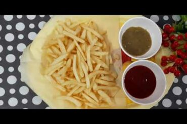Crispy French fries Recipe - Homemade crispy fries recipe- Restaurant style french fries