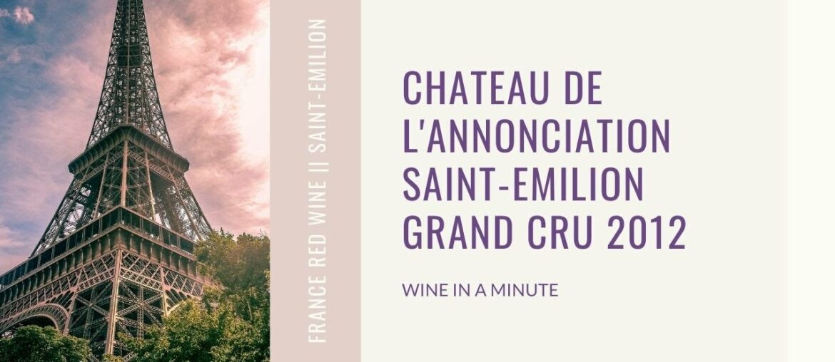 France Red Wine || Saint-Emilion