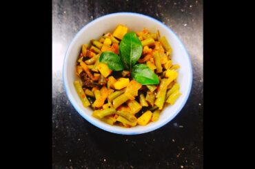 STIR FRY GREEN BEANS WITH COCONUT RECIPE | Beans mezhukkupuratti | French beans with coconut