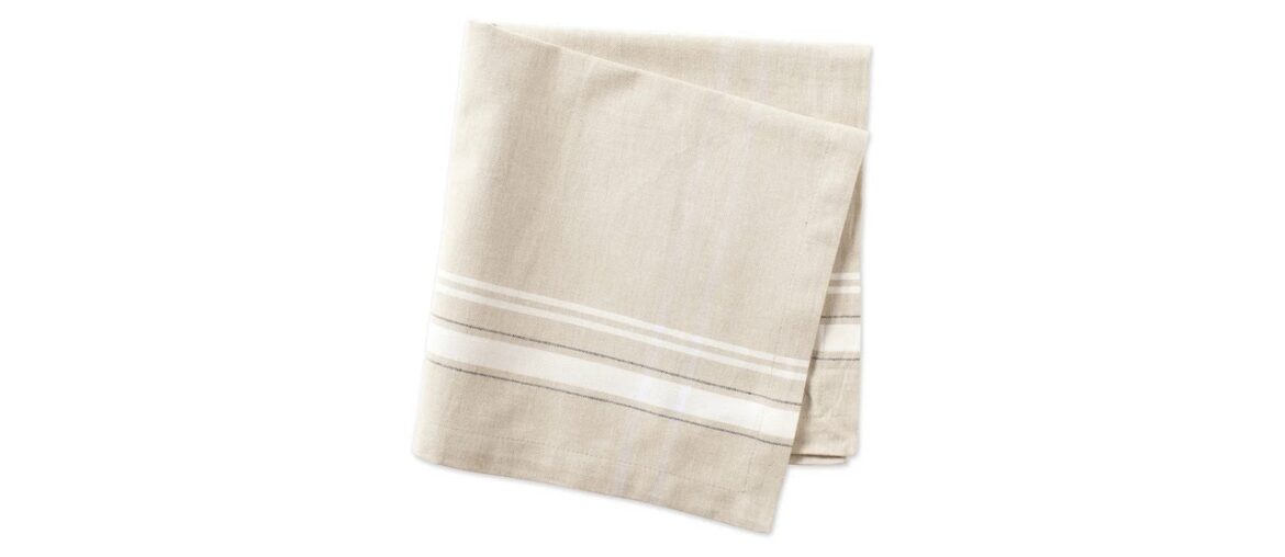 ✅ DII 100% Cotton French Stripe Tabletop Collection For Everyday Indoor/Outdoor Dining, Special Occ ✅ DII 100% Cotton French Stripe Tabletop Collection For Everyday Indoor/Outdoor Dining, Special Occ