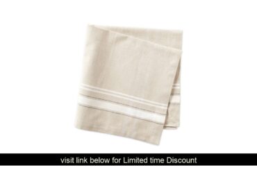 ✅ DII 100% Cotton French Stripe Tabletop Collection For Everyday Indoor/Outdoor Dining, Special Occ