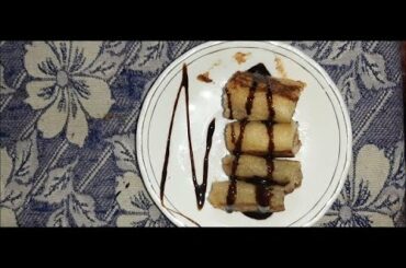 Quick and Easy French toast roll | Bread toast with Chocolate and Banana Roll | Five minutes recipes