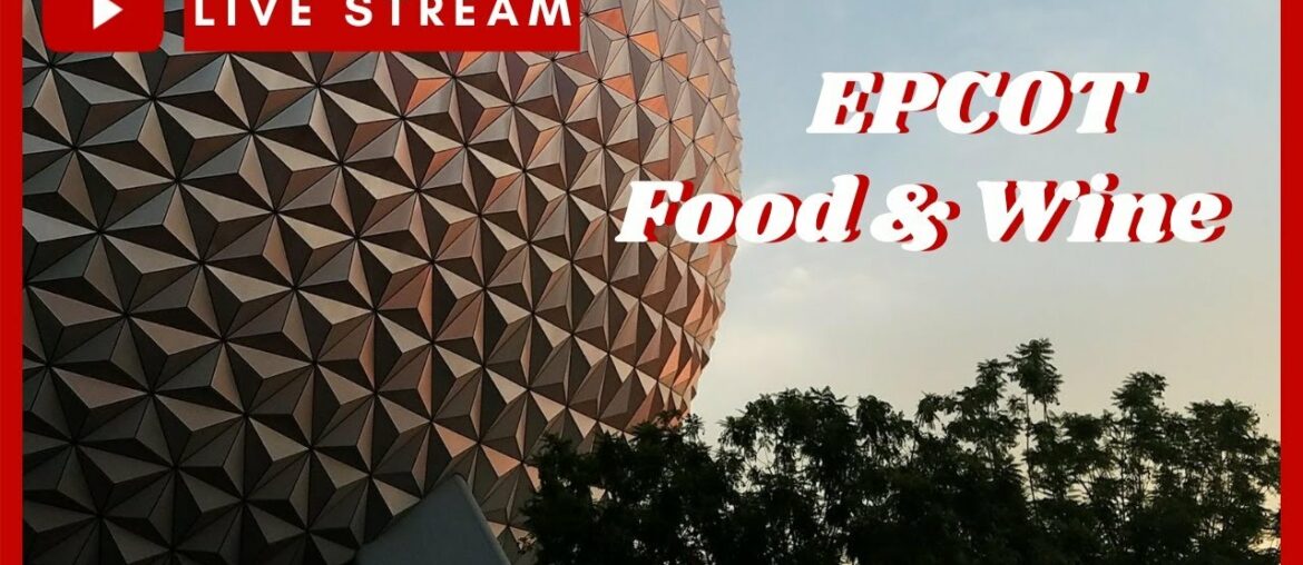 🔴 Live: From Disney's Epcot: Trying Escargot at Food & Wine 😋 🍽 🐌 + Superchats 💰are unlocked!!!