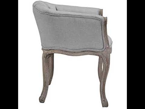 Review About Modway Crown French Vintage Barrel Back Tufted Upholstered Fabric Dining Armchai Review About Modway Crown French Vintage Barrel Back Tufted Upholstered Fabric Dining Armchai
