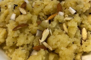Semolina & Milk Halwa Recipe by Desi French Kitchen