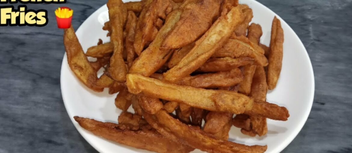 French Fries Recipe 🍟 with besan / Besan wali french fries ki recipe