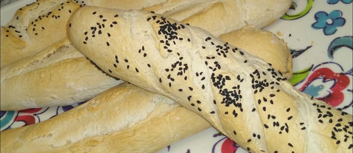 Easy french baguettes 🥖 recipes. Recette de pain baguette facile 🥖