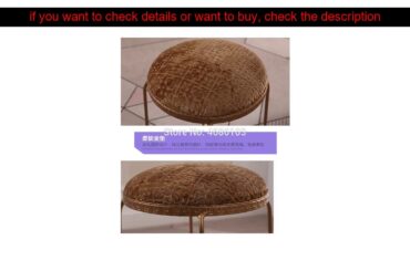 REVIEW  2pieces/lot European Gold Stool Leg Stainless steel Round dining chair nordic kitchen chair