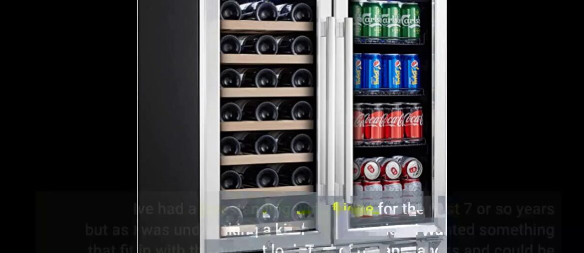 Zephyr Presrv Dual Zone Wine & Beverage Cooler with Glass French Door. 24 Inch 5.15 cu. ft. Ref… Zephyr Presrv Dual Zone Wine & Beverage Cooler with Glass French Door. 24 Inch 5.15 cu. ft. Ref...