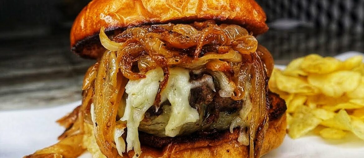 Juicy French Onion Burger Recipe| Seriously it's Bomb