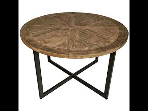 My Review About Amazon Brand – Stone & Beam Industrial Mango Wood Round Dining Table, 48"W, My Review About Amazon Brand – Stone & Beam Industrial Mango Wood Round Dining Table, 48"W,