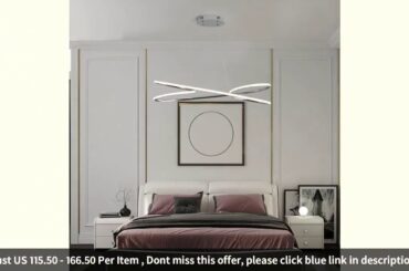 ☑Gold Chrome Finished Modern led chandelier for dining room kitchen roo