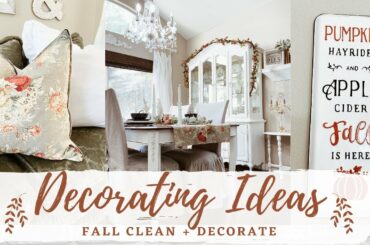 NEW! FALL DECORATING IDEAS | FALL CLEAN+DECORATE | FRENCH COUNTRY FARMHOUSE DECOR | Monica Rose