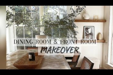 DINING ROOM MAKEOVER : RH table Restoration / New Decor