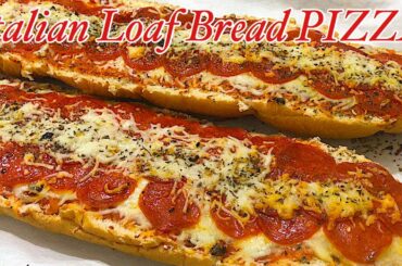 Italian Style French Bread Pizza Recipe Homemade | FRENCH BREAD PIZZA RECIPE | PIZZAS 2020