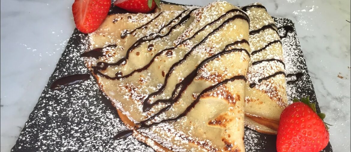 How to Make French Crepes| Nutella and Strawberry Crepes| Crepes Recipe by Delicious and Tasty
