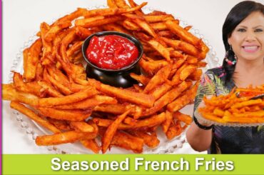 Incredibly Crispy Seasoned French Fries or Masala Chips Recipe in Urdu Hindi - RKK