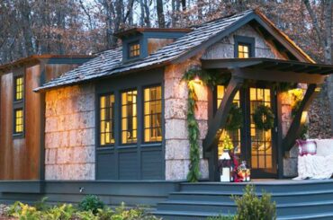 Most Stunning LOW COUNTRY Cottage Tiny House by Designer Cottages