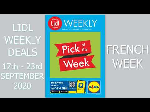 Lidl Weekly Deals 17th To 23rd September 2020 French Week Lidl Weekly Deals 17th To 23rd September 2020 French Week