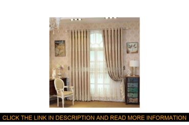 CheapNew European Embroidery Cheney Shade Curtains for Living Dining Room Bedroom Curtains for Livi