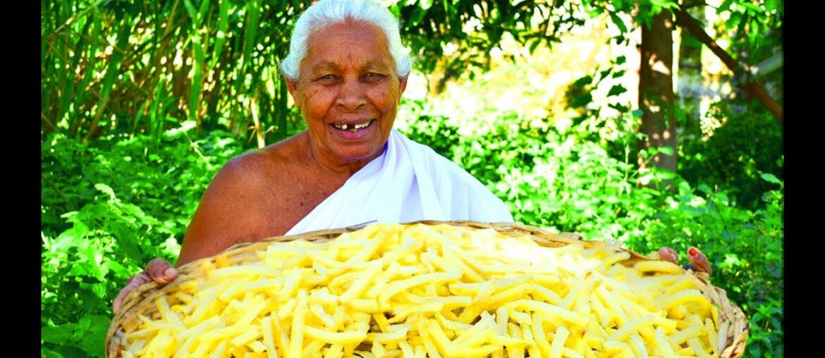FRENCH FRIES | Crispy French Fries Recipe Cooked By Our Grandma For Children's |