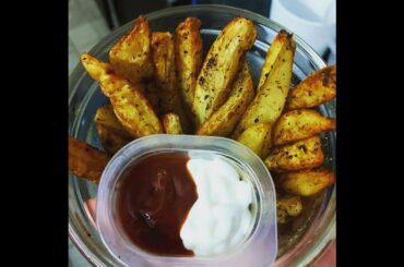 guilt free McDonald's masala French fries air fryer recipe