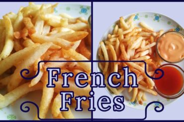 Crispy French Fries Recipe | How to make perfect French Fries at home Mcdonald's style French Fries