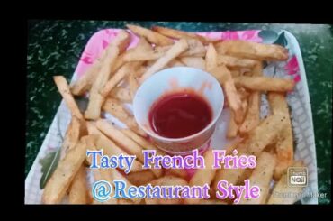 French Fries @Restaurant Style/Potato Finger Chips/  மொரு மொரு ஃப்ரென்ச்  ஃப்ரைஸ் ரகசியம் இதுதான் /