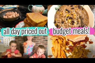 ALL DAY BUDGET MEALS! || FRENCH TOAST & SLOPPY JOES!