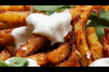 Spicy French Fries Recipe 🍟| Potato Chips For Kids Lunch Box| Masala Fries| Crispy Potato Strips
