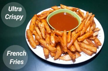 Incredibly Crispy Seasoned French Fries or Masala Chips Recipe in Urdu Hindi l The Kitchen Channel