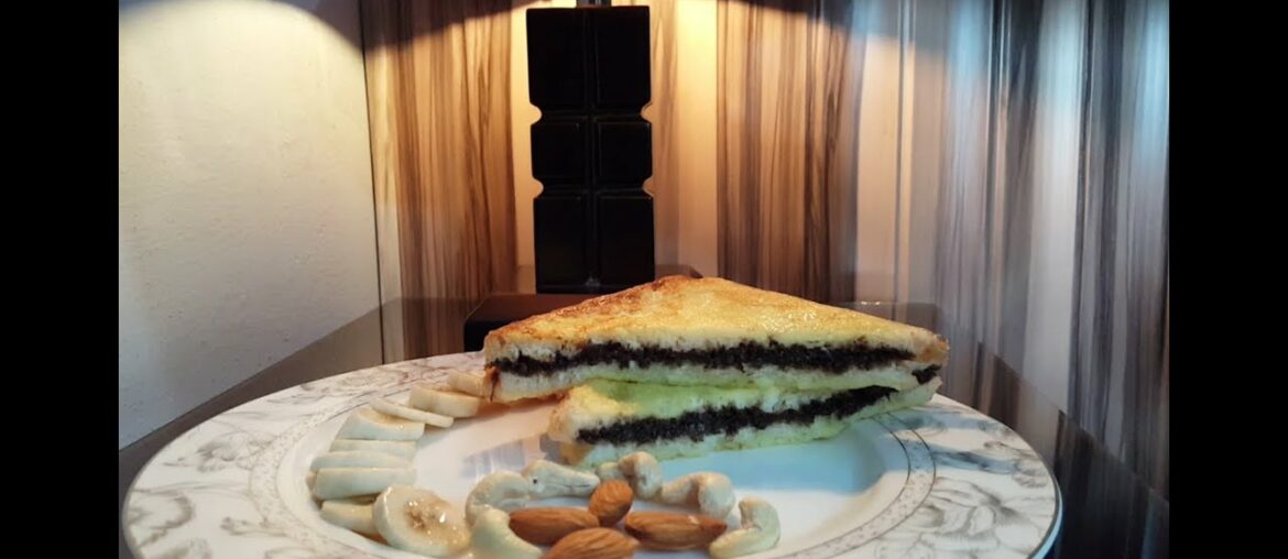 chocolate sandwich recipe by pop up| Stuffed french toast recipe by pop up| 2min recipe by pop up