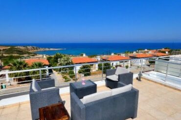 FULLY FURNISHED FRONTLINE 3 BEDROOM PENTHOUSE WITH STUNNING VIEWS & FULL DEEDS - TATLISU - HP2586