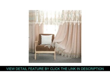 ProductHigh-end European-style Chenille Semi-shade Curtains for Living Dining Room Bedroom Luxury D