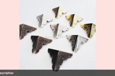 ✅12pc Decorative Antique Brass Golden Silvery Jewelry Chest Wine Box Wo