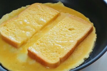 ONE PAN EGG TOAST || Egg Recipes For Breakfast • French Toast Recipe || Egg Recipes With Bread