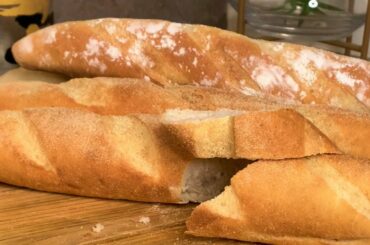 French Bread Recipe: French Baguette | How to make french baguette at home |Easy french bread recipe