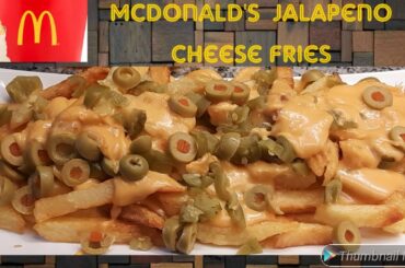 How to Make McDonald's French Fries Recipe at Home I with Jalapeno Cheese Sauce