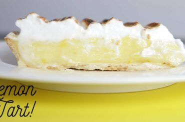 LEMON TART FRENCH RECIPE  -Tarte au CITRON meringuée /Lemon curd