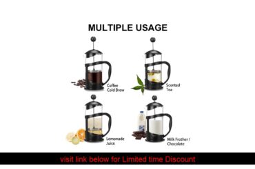 ✅ Covos French Press Coffee Maker 12oz(350ml) Coffee/Tea Maker with 4 Level Filtration,Heat Resista