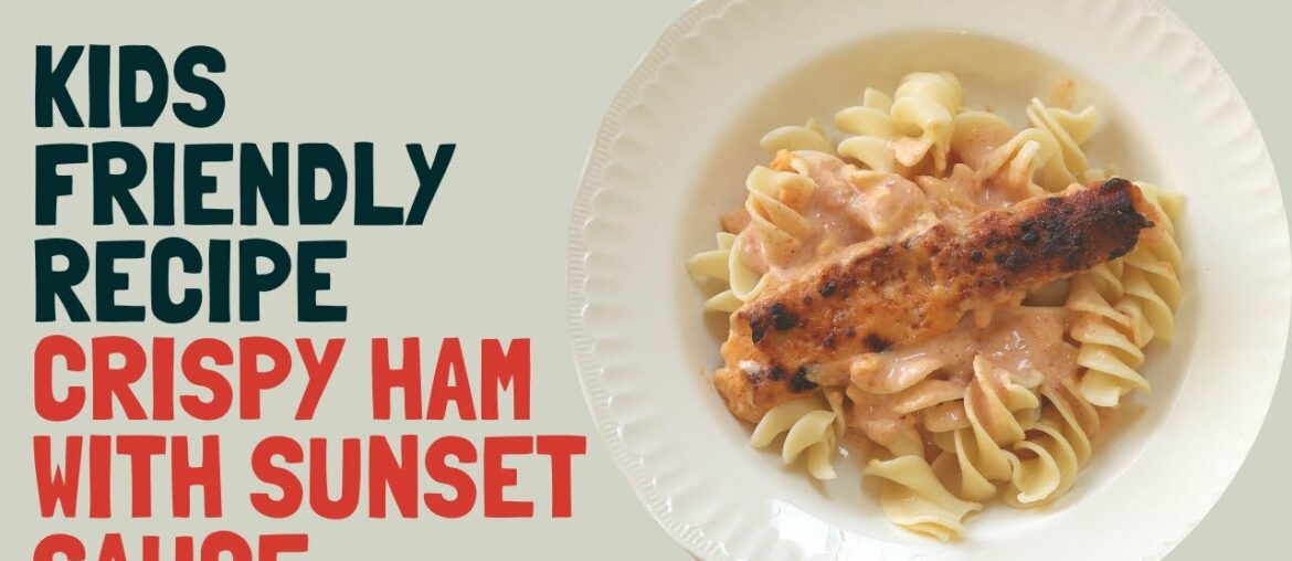 Crispy cheesy ham rolls with sunset sauce | Kids friendly French recipe