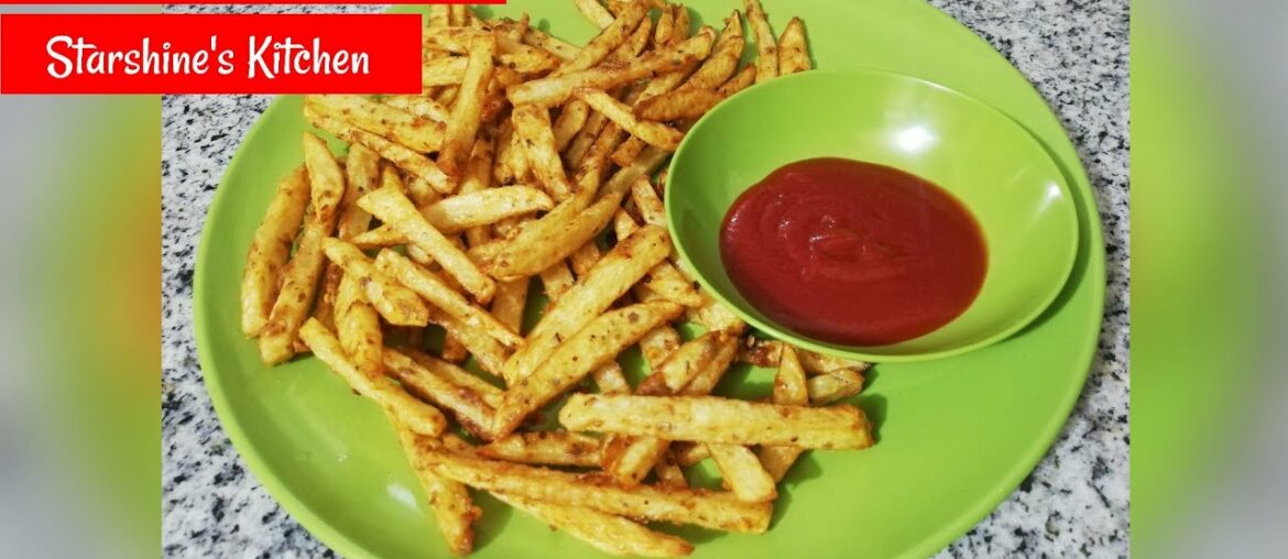 Crispy Masala Fries Recipe French Fries Recipe by Starshine's Kitchen