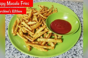 Crispy Masala Fries Recipe French Fries Recipe by Starshine's Kitchen