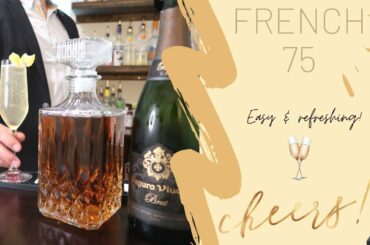 French 75 - easy & refreshing champagne cocktail! | Mr Wineowine |