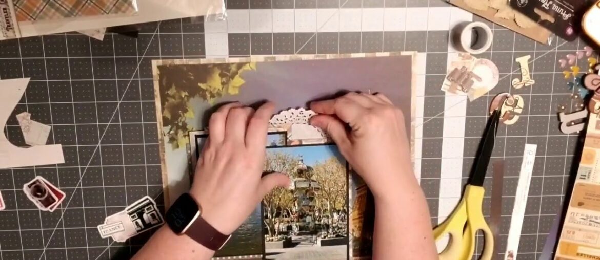 France (Epcot) scrapbook process video