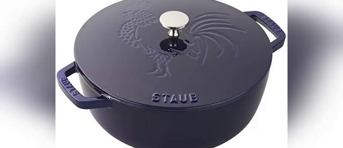 ☘️ Staub Cast Iron 3.75-qt Essential French Oven Rooster – Dark Blue Hotest Item ☘️ Staub Cast Iron 3.75-qt Essential French Oven Rooster - Dark Blue Hotest Item
