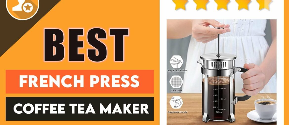 BEST French Press Coffee and Tea Maker - [ASMR Pro Review]