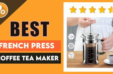 BEST French Press Coffee and Tea Maker - [ASMR Pro Review]